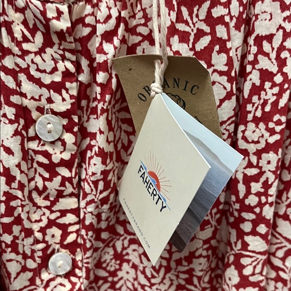 NWT Faherty Carmel Dress-Spice Sunrise Floral - Picture 4 of 9